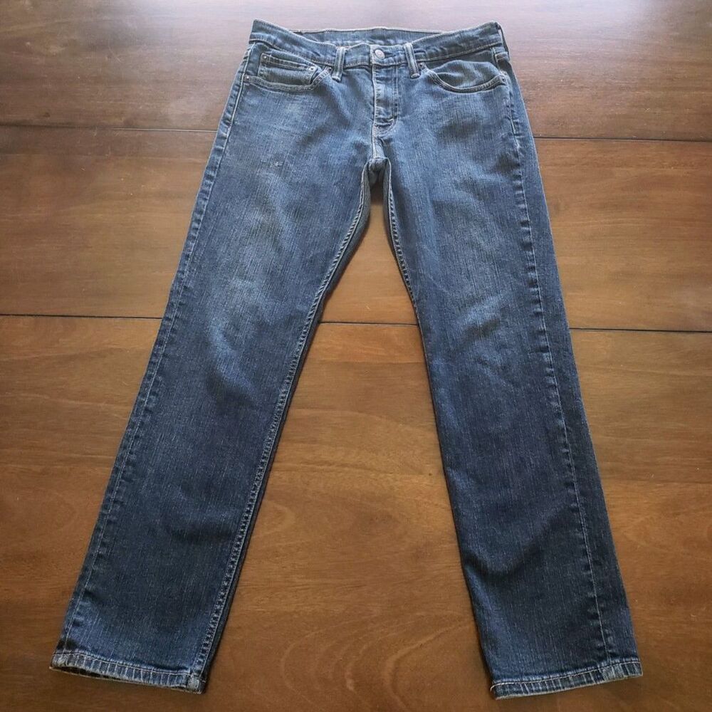 Levi's 511 Slim Fit Jeans Men W31 L30 Thunder Dark Blue Wash PC9-04511-0535 - Picture 3 of 12